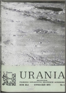 Urania 1970, R. 41 nr 4