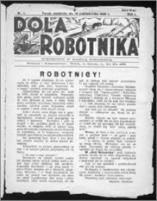 Dola Robotnika 1930, R. 1, nr 1