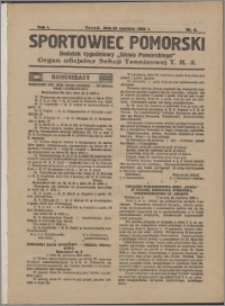 Sportowiec Pomorski 1925, R. 1 nr 4