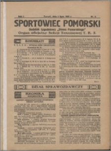 Sportowiec Pomorski 1925, R. 1 nr 5