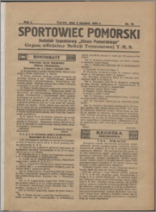 Sportowiec Pomorski 1925, R. 1 nr 10