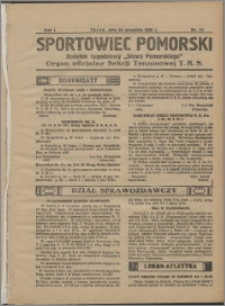 Sportowiec Pomorski 1925, R. 1 nr 17