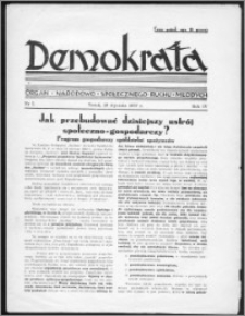 Demokrata 1937, R. 4, nr 1