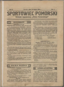 Sportowiec Pomorski 1926, R. 2 nr 7