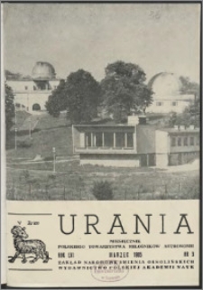 Urania 1985, R. 56 nr 3