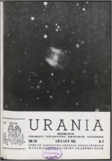 Urania 1985, R. 56 nr 4