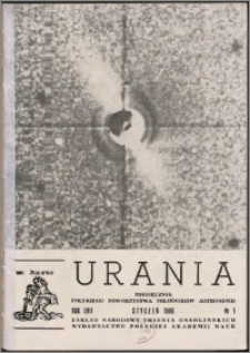 Urania 1986, R. 57 nr 1