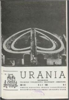 Urania 1986, R. 57 nr 5