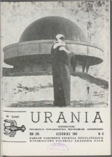 Urania 1986, R. 57 nr 6