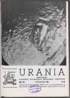 Urania 1986, R. 57 nr 11