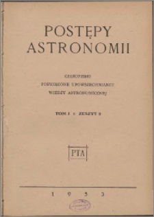 Postępy Astronomii 1953, T. 1 z. 2