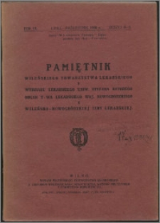 Pamiętnik Wileńskiego Towarzystwa Lekarskiego 1930, R. 6 z. 4/5