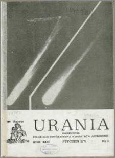 Urania 1971, R. 42 nr 1