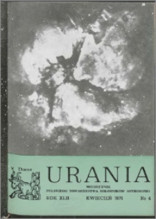 Urania 1971, R. 42 nr 4