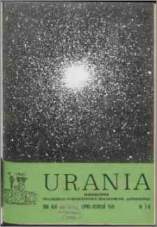 Urania 1971, R. 42 nr 7/8