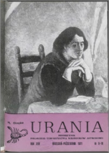 Urania 1971, R. 42 nr 9/10