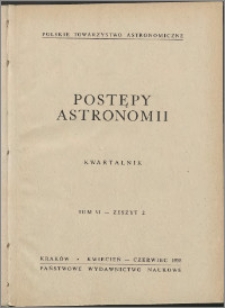 Postępy Astronomii 1958, T. 6 z. 2
