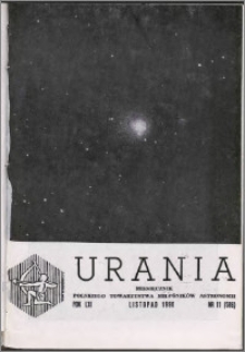 Urania 1990, R. 61 nr 11 (586)