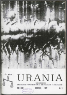 Urania 1972, R. 43 nr 9