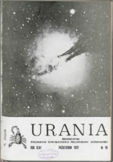 Urania 1972, R. 43 nr 10