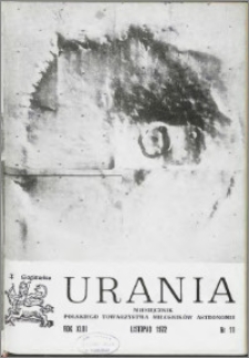 Urania 1972, R. 43 nr 11