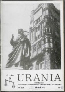 Urania 1973, R. 44 nr 9