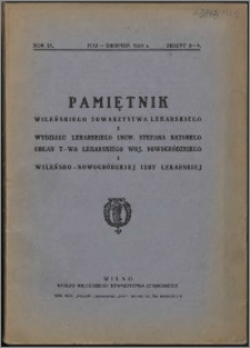 Pamiętnik Wileńskiego Towarzystwa Lekarskiego 1933, R. 9 z. 3/4