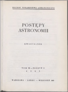 Postępy Astronomii 1963, T. 11 z. 3