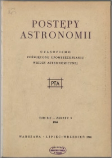 Postępy Astronomii 1966, T. 14 z. 3