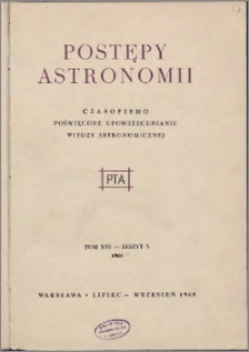 Postępy Astronomii 1968, T. 16 z. 3