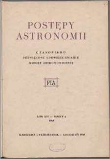 Postępy Astronomii 1968, T. 16 z. 4