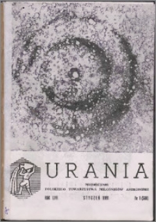 Urania 1991, R. 62 nr 1 (588)