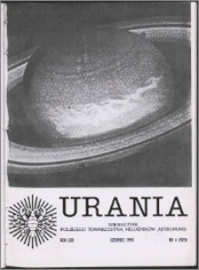 Urania 1991, R. 62 nr 6 (593)