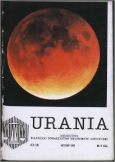 Urania 1991, R. 62 nr 9 (596)