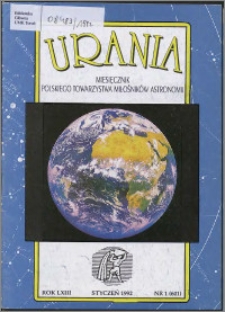 Urania 1992, R. 63 nr 1 (601)