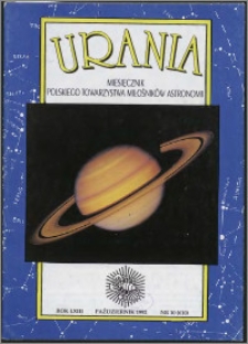 Urania 1992, R. 63 nr 10 (610)