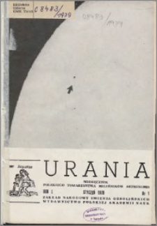 Urania 1979, R. 50 nr 1