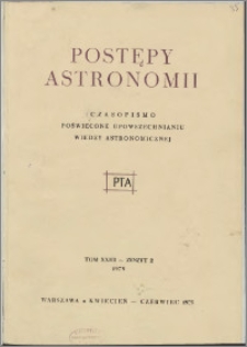 Postępy Astronomii 1975, T. 23 z. 2