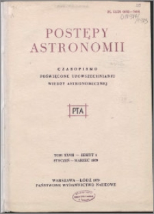 Postępy Astronomii 1979, T. 27 z. 1