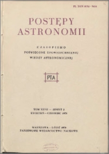 Postępy Astronomii 1979, T. 27 z. 2
