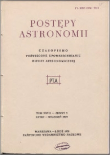 Postępy Astronomii 1979, T. 27 z. 3