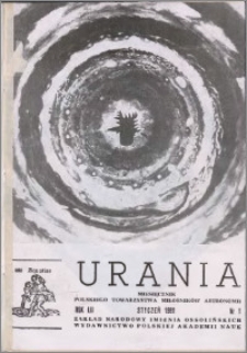 Urania 1981, R. 52 nr 1