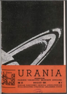 Urania 1981, R. 52 nr 4
