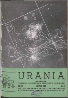 Urania 1981, R. 52 nr 8
