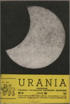 Urania 1983, R. 54 nr 7