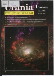 Urania - Postępy Astronomii 2001, T. 72 nr 1 (691)