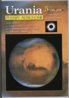 Urania - Postępy Astronomii 2001, T. 72 nr 5 (695)