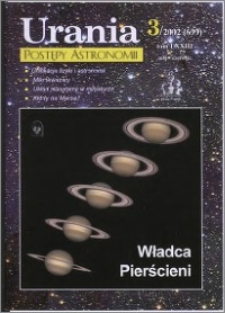 Urania - Postępy Astronomii 2002, T. 73 nr 3 (699)