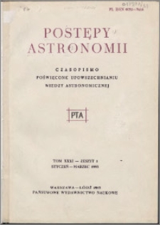 Postępy Astronomii 1983, T. 31 z. 1