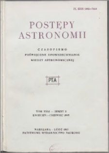 Postępy Astronomii 1983, T. 31 z. 2